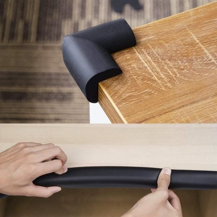 Protecteur de Coin de Table - BabySafetyCornerProtector™ - Noir - Monbebecocooning