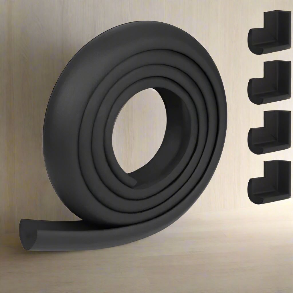 Protecteur de Coin de Table - BabySafetyCornerProtector™ - Noir - Monbebecocooning