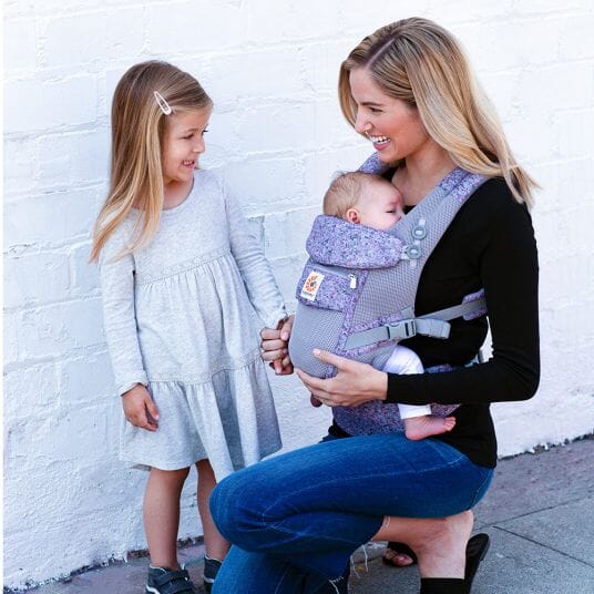 Porte Bébé - BreathBabyBag™ - Mauve Lavande - Monbebecocooning