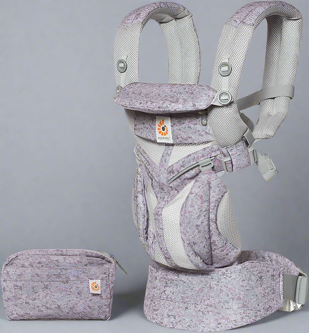 Porte Bébé - BreathBabyBag™ - Mauve Lavande - Monbebecocooning